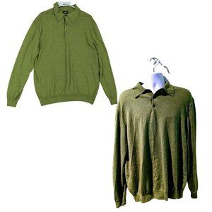 NEIMAN MARCUS 100% Extrafine Merino Wool Sweater Made in Italy Size XXL